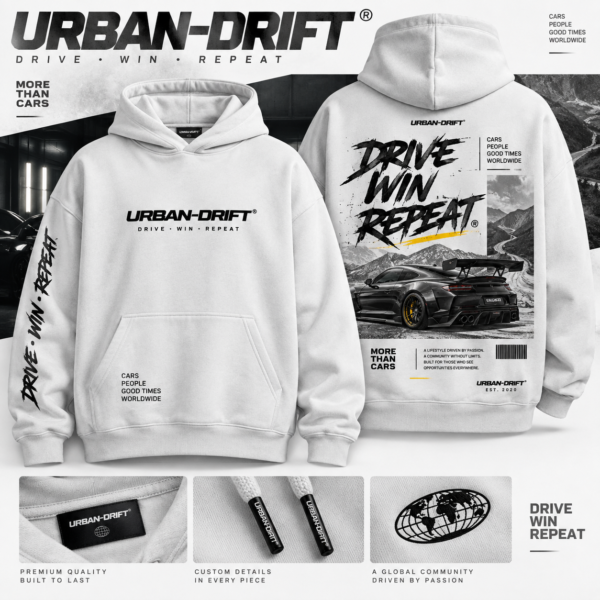 URBAN-DRIFT® Drive • Win • Repeat Oversized Hoodie